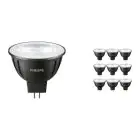 Voordeelpak 10x Philips Master LED Spot GU5.3 MR16 7.5W 621lm 24D - 930 Warm Wit | Beste Kleurweergave - Dimbaar - Vervangt 50W