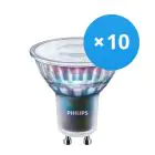 Voordeelpak 10x Philips MASTER LED Spot ExpertColor GU10 PAR16 5.5W 400lm 36D - 940 Koel Wit | Beste Kleurweergave - Dimbaar - Vervangt 50W